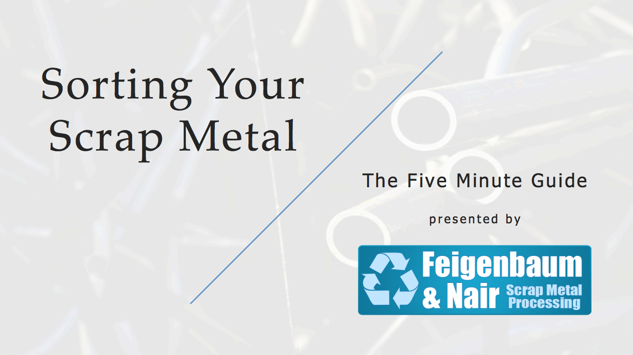 guide to sorting scrap metal